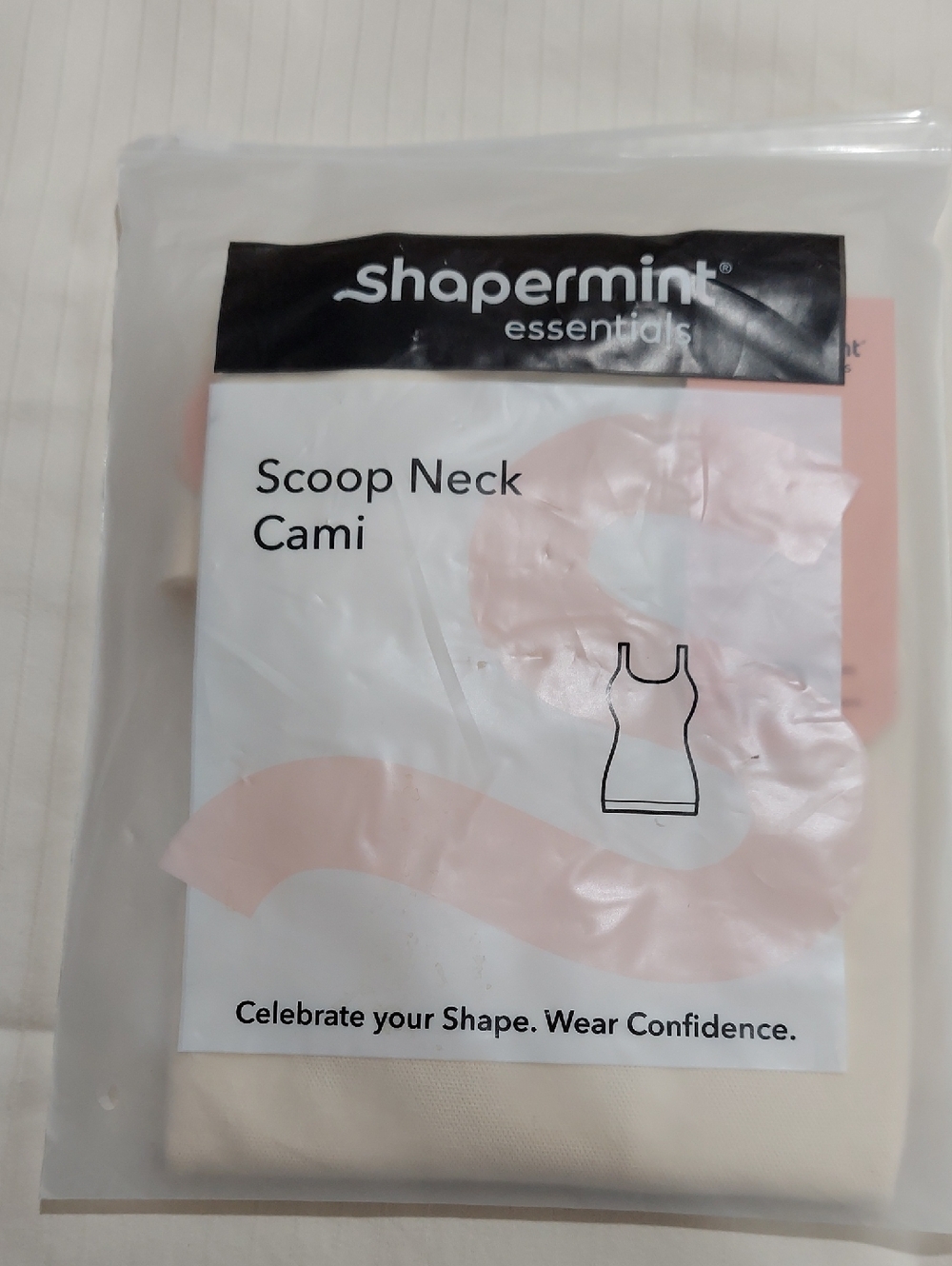 Shapermint Scoop Neck Cami - Ivory